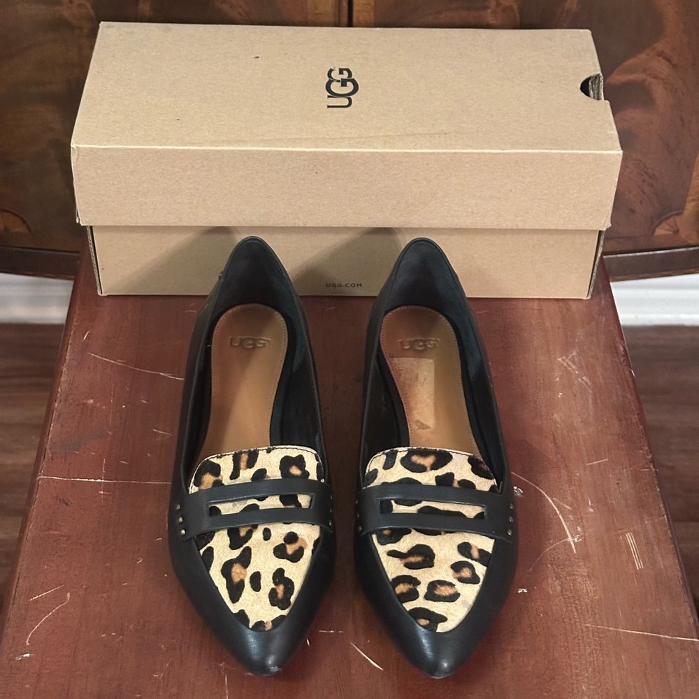 Ugg Women Leopard Print Ballet Flats